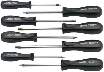 Draper 939TXT/8 Draper TX-STAR® Mechanics Security Screwdriver Set (8 Piece) - Discontinued.... - Code: 27017 - Pack Qty 1