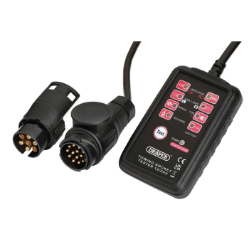 Draper TST13H 13 and 7-Pin Towbar Socket Tester - Code: 27197 - Pack Qty 1