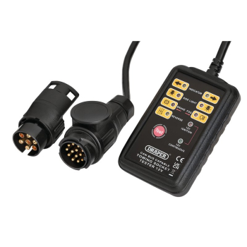Draper TST13C CAN Bus 13 and 7-Pin Towbar Socket Tester - Code: 27198 - Pack Qty 1