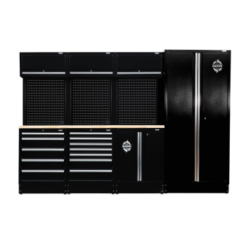 Draper MS400COMBO/15 BUNKER® 15 Piece Modular Storage Combo with Worktop, 2955mm - Code: 27203 - Pack Qty 1