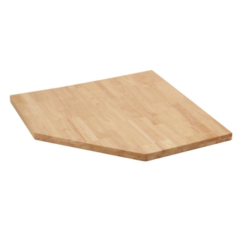 BUNKER Modular Hardwood Worktop for Corner Cabinet, 865mm - MS400-RWC/FSC - Code: 27366 - Pack Qty 1
