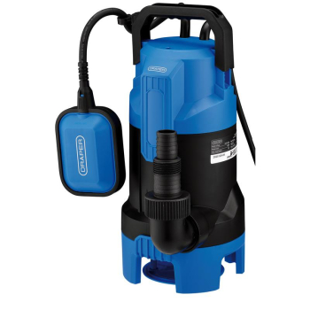 Draper SWP260 230V Submersible Dirty Water Pump with Float Switch, 260L/min, 550W - Code: 27477 - Pack Qty 1