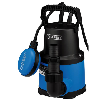 Draper SWP130 230V Submersible Clean Water Pump with Float Switch, 130L/min, 250W - Code: 27479 - Pack Qty 1