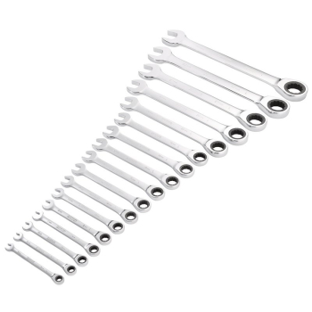 Draper 8230MM/17 Draper HI-TORQ® Metric Ratchet Combination Spanner Set (17 Piece) - Code: 27691 - Pack Qty 1