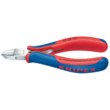 Draper 77 22 130 KNIPEX 77 22 130 Flush Electronics Diagonal Cutters, 130mm - Discontinued - Code: 27725 - Pack Qty 1