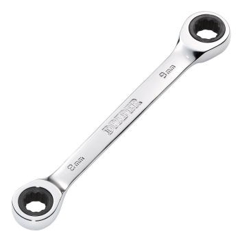 Draper 8231BSMM Draper HI-TORQ® Metric Double Ratchet Ring Spanner, 8 x 9mm - Code: 27735 - Pack Qty 1