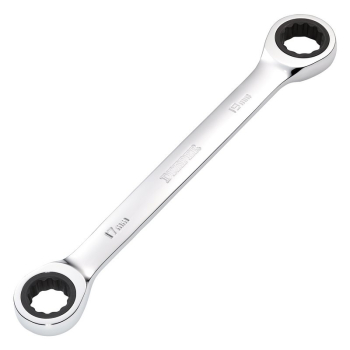 Draper 8231BSMM Draper HI-TORQ® Metric Double Ratchet Ring Spanner, 17 x 19mm - Code: 27740 - Pack Qty 1