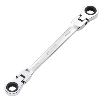Draper 8231FBSMM Draper HI-TORQ® Metric Flexible Head Double Ring Ratchet Spanner, 10 x 11mm - Code: 27745 - Pack Qty 1