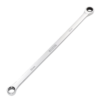 Draper 8231BSXLMM Draper HI-TORQ® Metric Extra-Long Double Ring Ratchet Spanner, 13mm - Code: 27769 - Pack Qty 1