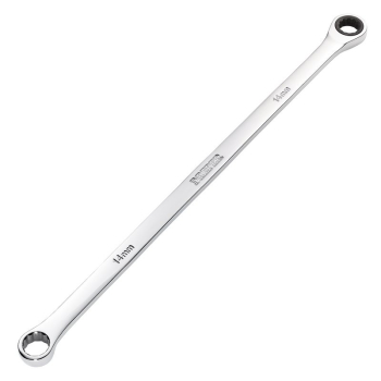 Draper 8231BSXLMM Draper HI-TORQ® Metric Extra-Long Double Ring Ratchet Spanner, 14mm - Code: 27770 - Pack Qty 1