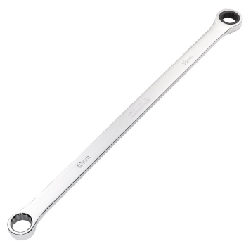 Draper 8231BSXLMM Draper HI-TORQ® Metric Extra-Long Double Ring Ratchet Spanner, 18mm - Code: 27776 - Pack Qty 1
