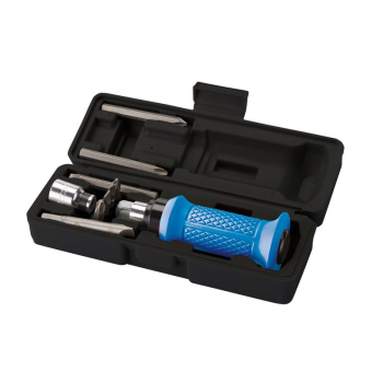 Draper 2800B/10 Impact Screwdriver Set, 1/2 inch  Sq. Dr., 162mm (10 Piece) - Code: 27837 - Pack Qty 1