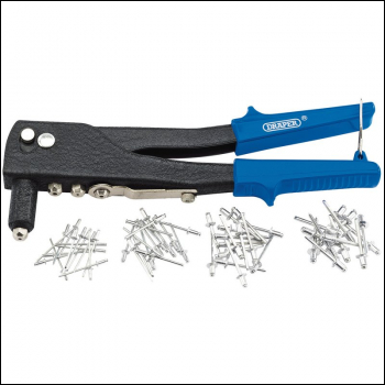 Draper 265KA Hand Riveter Kit for Aluminium Rivets - Code: 27847 - Pack Qty 1