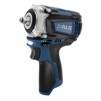 Draper DX12VIW DXPULSE 12V Brushless Impact Wrench, 3/8 inch  Sq. Dr., 250Nm (Sold Bare) 27876 - Code: 27859 - Pack Qty 1