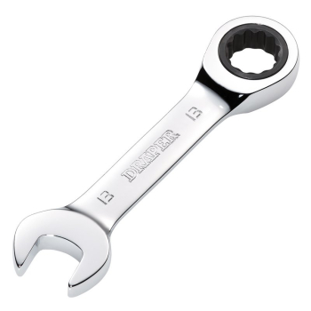 Draper 8230MMS Draper HI-TORQ® Metric Stubby Ratchet Combination Spanner, 13mm - Code: 27891 - Pack Qty 1