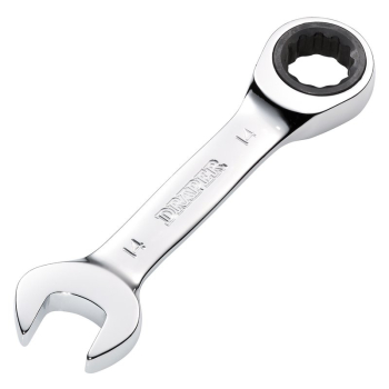 Draper 8230MMS Draper HI-TORQ® Metric Stubby Ratchet Combination Spanner, 14mm - Code: 27895 - Pack Qty 1