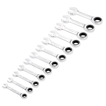 Draper 8230MMS/12 Draper HI-TORQ® Metric Stubby Ratchet Combination Spanner Set (12 Piece) - Code: 27931 - Pack Qty 1