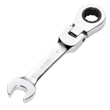 Draper 8230FMMBS Draper HI-TORQ® Metric Stubby Flexible Head Ratchet Combination Spanner, 9mm - Code: 27964 - Pack Qty 1
