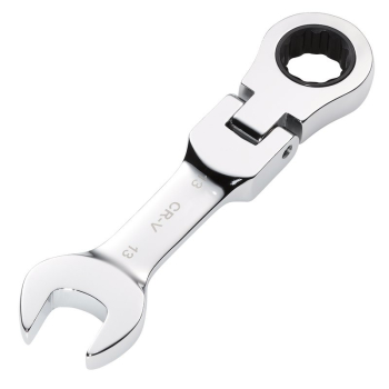 Draper 8230FMMBS Draper HI-TORQ® Metric Stubby Flexible Head Ratchet Combination Spanner, 13mm - Code: 27969 - Pack Qty 1