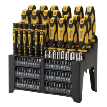 Draper 864/103/Y Screwdriver and Bit Set, Yellow (103 Piece) - Code: 28012 - Pack Qty 1