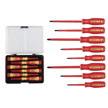Draper 952/14 VDE Approved Fully Insulated Screwdriver and Precision Screwdriver Set (14 Piece) - Code: 28028 - Pack Qty 1