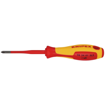Draper 98 24 01 SLS KNIPEX 98 24 01 SLS VDE Insulated Plus/Minus Screwdriver, PH/S1 x 80mm - Code: 28055 - Pack Qty 1