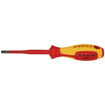 Draper 98 24 02 SLS KNIPEX 98 24 02 SLS VDE Insulated Plus/Minus Screwdriver, PH/S2 x 100mm - Code: 28056 - Pack Qty 1