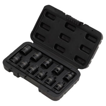 Draper LWNS11-B Impact Pipe Plug Socket Set, 3/8 inch  Sq. Dr. (11 Piece) - Code: 28193 - Pack Qty 1
