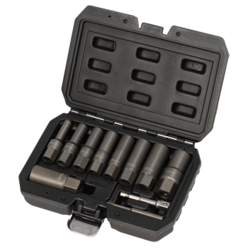 Draper SPE11 Spiral Type Deep Bolt Extractor Set, 3/8 inch  Sq. Dr. (11 Piece) - Code: 28197 - Pack Qty 1