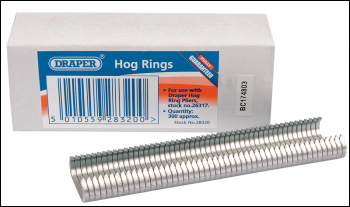 Draper HR300 Hog Rings - Code: 28320 - Pack Qty 1