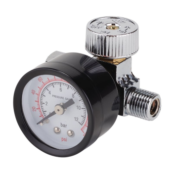 Draper DAT-OARG 1/4 inch  BSP On-Gun Air Regulator and Gauge, 180psi - Code: 28379 - Pack Qty 1
