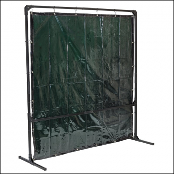 Draper WCF6X6 Welding Curtain with Metal Frame, 6' x 6' - Code: 28406 - Pack Qty 1