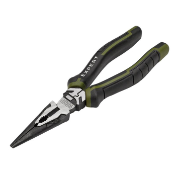 Draper PL-EX/HLLP-200 Draper Expert High Leverage Long Nose Pliers, 200mm - Code: 28521 - Pack Qty 1