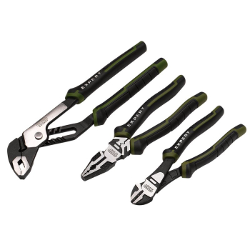Draper PL-EX/HLP-SET2 Draper Expert High Leverage Pliers Set with Water Pump Pliers (3 Piece) - Code: 28536 - Pack Qty 1