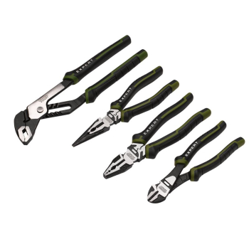 Draper PL-EX/HLP-SET3 Draper Expert High Leverage Pliers Set with Water Pump Pliers (4 Piece) - Code: 28539 - Pack Qty 1