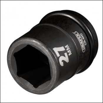 Draper 419-MM Draper Hi-TORQ® Impact Socket, 3/4 inch  Sq. Dr., 27mm - Code: 28719 - Pack Qty 1