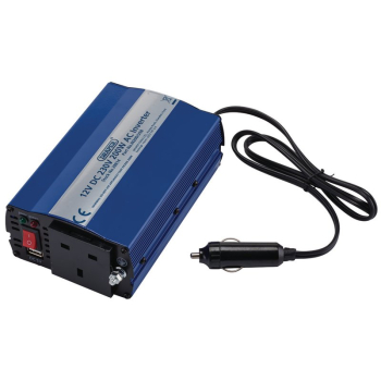 Draper IN200/USB 12V DC-AC Inverter, 200W - Code: 28814 - Pack Qty 1