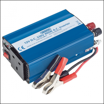 Draper IN400/USB 12V DC-AC Inverter, 400W - Code: 28815 - Pack Qty 1