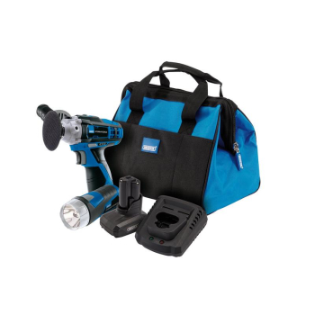 Draper 10.8 POL KIT Draper Storm Force® 10.8V Power Interchange Car Polisher Kit & LED Torch - Code: 29573 - Pack Qty 1