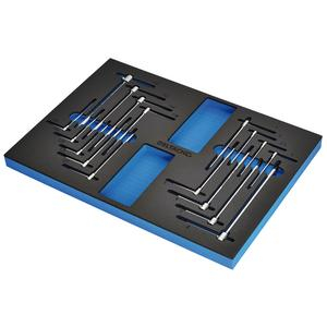 Draper DELTACH-561008 BUNKER® Torx and Hex T-Key Set in EVA Foam Inlay (17 Piece) - Code: 29640 - Pack Qty 1