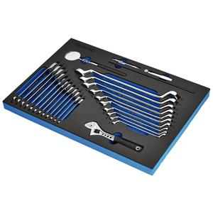Draper DELTACH-561009 BUNKER® Ring Spanner and Open End Ratchet Set in EVA Foam Inlay (27 Piece) - Code: 29712 - Pack Qty 1