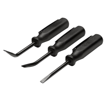 Draper MPBS3 Mini Pry Bar Set, 125mm, Black (3 Piece) - Code: 29729 - Pack Qty 1