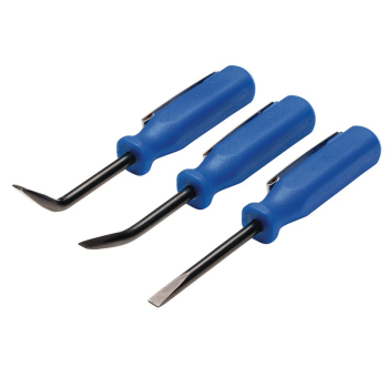 Draper MPBS3 BLUE Mini Pry Bar Set, 125mm, Blue (3 Piece) - Code: 30598 - Pack Qty 1