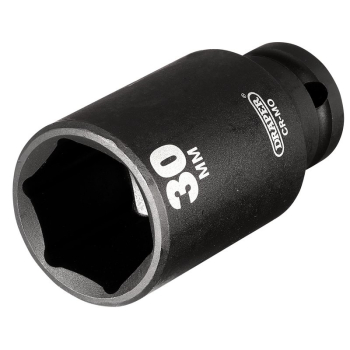 Draper 410D-MM Draper HI-TORQ® Deep Impact Socket, 1/2 inch  Sq. Dr., 30mm - Code: 30870 - Pack Qty 1