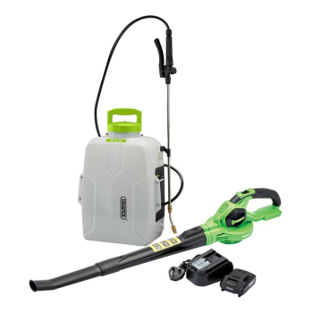 Draper *BF2025 2 D20 20V Backpack Sprayer & Leaf Blower, 1 x 2.0Ah Battery, 1 x Charger - Code: 30873 - Pack Qty 1