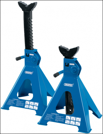 Draper AS6000R Ratcheting Axle Stands, 6 Tonne (Pair) - Code: 30883 - Pack Qty 1