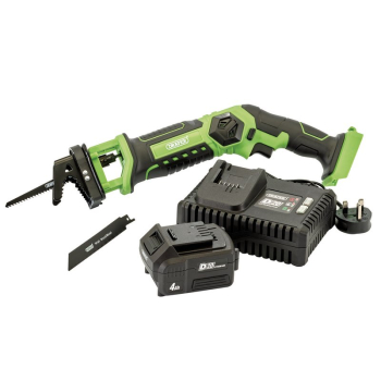 Draper PTKD20GPS/41 D20 20V Pruning Saw, 1 x 4.0Ah Battery, 1 x Fast Charger - Code: 30901 - Pack Qty 1