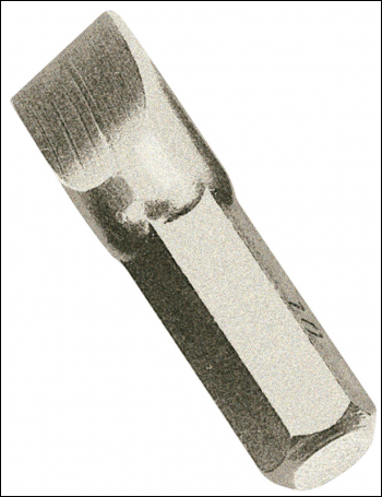 Draper 2800M/PL Plain Slot Impact Screwdriver Bit, 10mm - Code: 30912 - Pack Qty 1