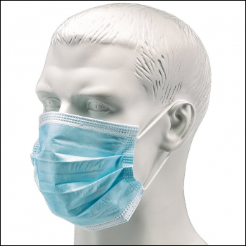 Draper CMFM/50 Disposable Face Masks (Pack of 50) - Code: 30923 - Pack Qty 1