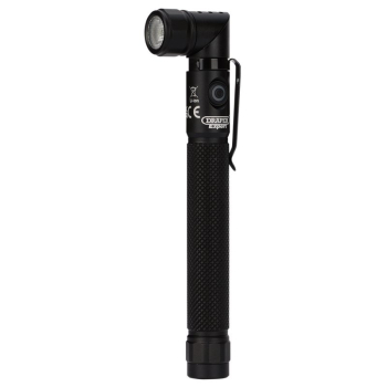 Draper RFL350 Draper Expert SMD LED USB Rechargeable 90° Adjustable Head Torch, 3.5W, 350 Lumens, USB-C Cable Supplied - Code: 30986 - Pack Qty 1